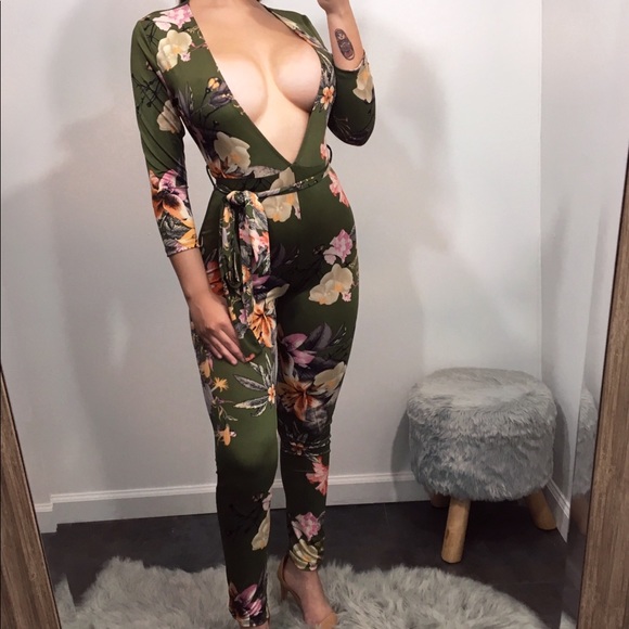 Pants - Nora Floral Jumpsuit